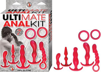 Ultimate Anal Kit Red 7 Unique Items Adult Toy