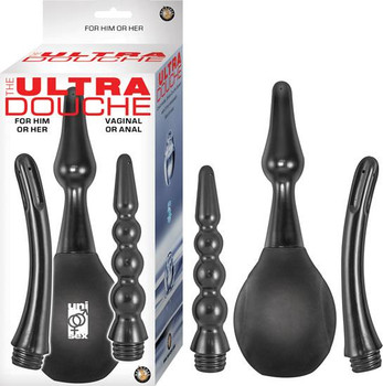 The Ultra Unisex Douche For Vaginal, Anal Black by NassToys