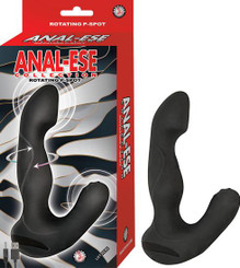 Anal Ese Rotating P-Spot Vibe Black Adult Sex Toy