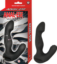 Anal Ese Rotating P-Spot Vibe Black by NassToys