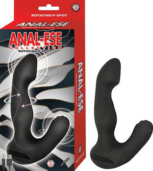 Anal Ese Rotating P-Spot Vibe Black by NassToys