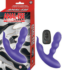 Anal Ese Remote Control P-Spot Stimulator Purple