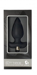 Butt Throb Black Vibrating Plug by Rocks Off