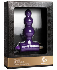 Petite Sensations Bubbles 7X Purple Butt Plug by Rocks Off