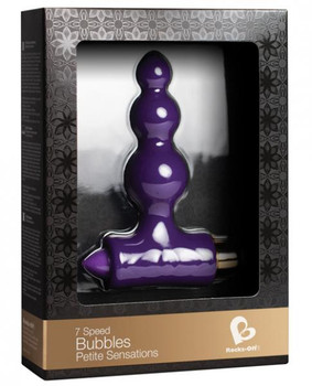 Petite Sensations Bubbles 7X Purple Butt Plug by Rocks Off