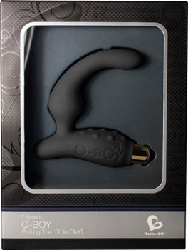 O Boy 7 Speed Waterproof Prostate Stimulator - Black Adult Sex Toys