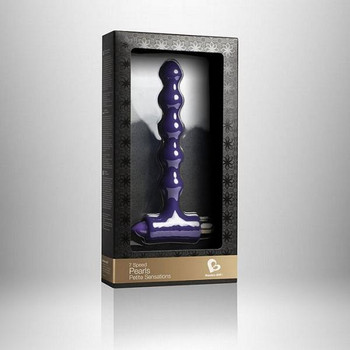 Petite Sensations Pearls 7X Vibrating Beads Purple by Rocks Off