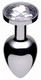 Jewel Butt Plug Faux Diamond Accent by XR Brands - Product SKU XRJS700DIA