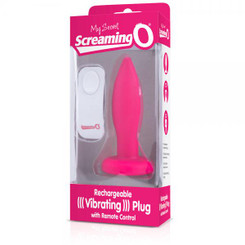 My Secret Remote Vibrating Plug Pink Adult Sex Toy
