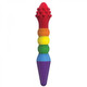 Rainbow Knob Job Dildo by Hott Products - Product SKU HO3203