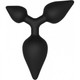 3 in 1 Triple Play Anal Plug Multi Size Black by Hott Products - view 2