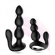 Bliss Tail Spin Beaded Anal Vibe Rechargeable Black by Hott Products