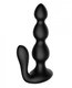 Bliss Tail Spin Beaded Anal Vibe Rechargeable Black by Hott Products - Product SKU HO3292