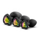 Bling Plugs Training Kit Black with Rainbow Gems by Blush Novelties - view 4
