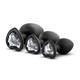 Bling Plugs Training Kit Black with White Gems by Blush Novelties