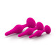 Luxe Beginner Plug Kit Anal Trainer Pink by Blush Novelties - view 3