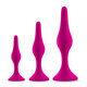 Luxe Beginner Plug Kit Anal Trainer Pink by Blush Novelties - view 2