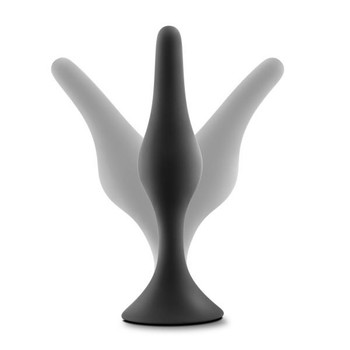 Luxe Beginner Plug Kit Anal Trainer Black by Blush Novelties