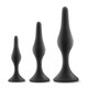 Luxe Beginner Plug Kit Anal Trainer Black by Blush Novelties - view 2