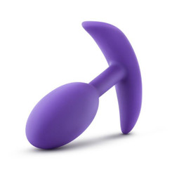 Luxe Wearable Vibra Slim Plug Medium Purple by Blush Novelties