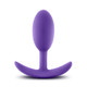 Luxe Wearable Vibra Slim Plug Medium Purple by Blush Novelties - view 2