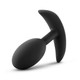 Luxe Wearable Vibra Slim Plug Medium Black by Blush Novelties