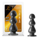 Blush Novelties Jet Fierce Carbon Black Metallic Butt Plug - Product SKU BN15895