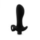 Anal Adventures Platinum Silicone Vibrating Prostate Massager 1 Black by Blush Novelties - view 4