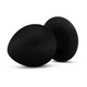 Anal Adventures Platinum Silicone Anal Stout Plug Large Black by Blush Novelties - view 4