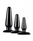 Anal Adventures Basic Plug Kit Black by Blush Novelties
