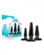 Anal Adventures Basic Plug Kit Black by Blush Novelties - view 2