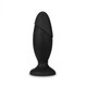 Anal Adventures Platinum Silicone Rocket Plug Black by Blush Novelties - view 3