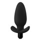 Anal Adventures Platinum Silicone Saddle Plug Black by Blush Novelties - view 4