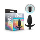 Anal Adventures Platinum Silicone Saddle Plug Black by Blush Novelties - view 2