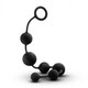 Anal Adventures Platinum Black Silicone Large Anal Beads by Blush Novelties - view 3