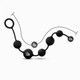 Anal Adventures Platinum Black Silicone Large Anal Beads by Blush Novelties - view 4