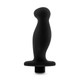 Anal Adventures Platinum Silicone Vibrating Prostate Massager 02 Black by Blush Novelties - view 3