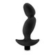 Anal Adventures Platinum Silicone Vibrating Prostate Massager 04 Black by Blush Novelties - view 3