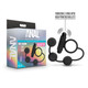 Anal Adventures Platinum Anal Beads W/ Vibrating C Ring by Blush Novelties - Product SKU BN01905