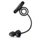 Anal Adventures Platinum Silicone Anal Plug W Vibrating C Ring Black by Blush Novelties - view 3