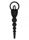 Vibrating Silicone Anal Beads Black by Evolved Novelties - Product SKU ENAEFC87832