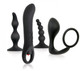 Intro To Prostate Kit 4 Piece Black by Evolved Novelties