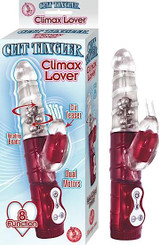 Clit Tingler Climax Lover Ruby Red Vibrator Adult Sex Toys