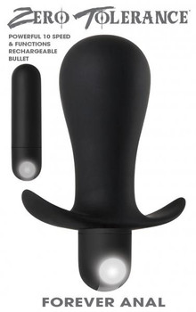 Forever Anal Butt Plug Black Best Adult Toys