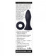 Mighty Mini Butt Plug Rechargeable Black Vibrator by Evolved Novelties
