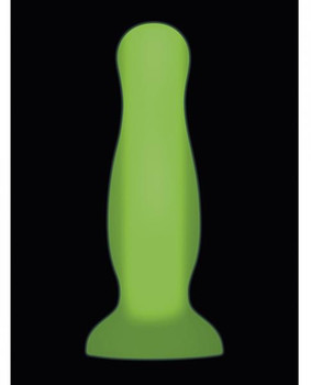Luminous Anal Plug Large Green by Evolved Novelties