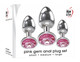 Adam & Eve Pink Gem Anal Plug Set by Evolved Novelties - Product SKU ENAEWF81332