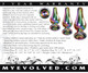 Rainbow Metal Plug Set by Evolved Novelties - view 3