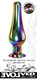 Rainbow Metal Plug Medium by Evolved Novelties - view 3