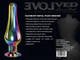 Rainbow Metal Plug Medium by Evolved Novelties - Product SKU ENBP85532